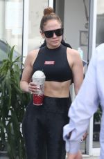 JENNIFER LOPEZ in Tights Arrives at Yoga Studio in Miami 12/21/2019