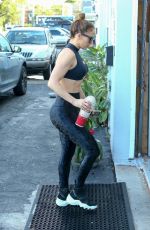 JENNIFER LOPEZ in Tights Arrives at Yoga Studio in Miami 12/21/2019