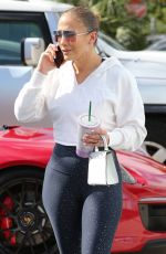 JENNIFER LOPEZ Leaves a Gym in Miami 12/11/2019