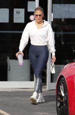 JENNIFER LOPEZ Leaves a Gym in Miami 12/11/2019