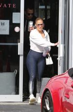 JENNIFER LOPEZ Leaves a Gym in Miami 12/11/2019