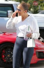 JENNIFER LOPEZ Leaves a Gym in Miami 12/11/2019