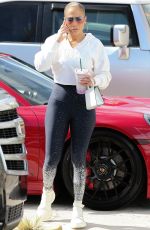 JENNIFER LOPEZ Leaves a Gym in Miami 12/11/2019