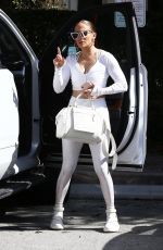 JENNIFER LOPEZ Leaves a Gym in Miami 12/14/2019