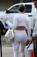JENNIFER LOPEZ Leaves a Gym in Miami 12/14/2019