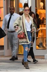 JENNIFER LOPEZ Out Last Minute Christmas Shopping in Miami 12/24/2019