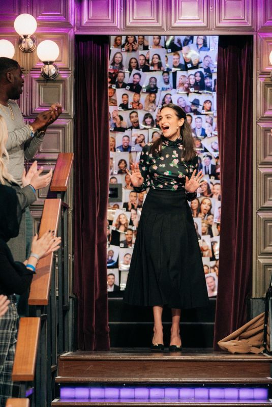 JENNY SLATE at Late Late Show with James Corden 12/17/2019
