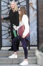 JESSICA BIEL Leaves a Friend