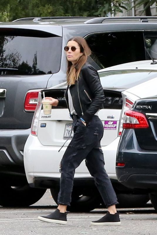 JESSICA BIEL Out in Los Angeles 12/03/2019