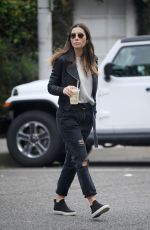 JESSICA BIEL Out in Los Angeles 12/03/2019