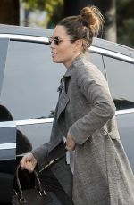 JESSICA BIEL Shows off Her Wedding Ring Out in Los Angeles 12/17/2019