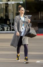 JESSICA BIEL Shows off Her Wedding Ring Out in Los Angeles 12/17/2019