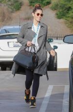 JESSICA BIEL Shows off Her Wedding Ring Out in Los Angeles 12/17/2019