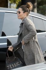 JESSICA BIEL Shows off Her Wedding Ring Out in Los Angeles 12/17/2019
