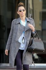 JESSICA BIEL Shows off Her Wedding Ring Out in Los Angeles 12/17/2019