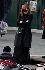 JESSICA CHASTAIN and Gian Luca Passi Out in Venice 12/30/2019