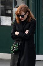 JESSICA CHASTAIN and Gian Luca Passi Out in Venice 12/30/2019