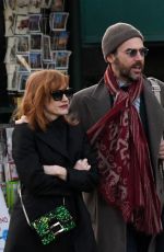 JESSICA CHASTAIN and Gian Luca Passi Out in Venice 12/30/2019