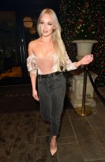 JORGIE PORTER at Ivy Restaurant in Manchester 12/06/2019