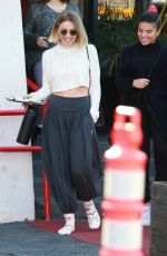 JULIANNE HOUGH Leaves Dance Studio in Los Angeles 12/28/2019