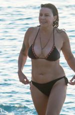 JULIE GRAHAM in Bikini on the Beach in Barbados 12/20/2019