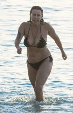 JULIE GRAHAM in Bikini on the Beach in Barbados 12/20/2019