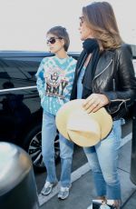 KAIA GERBER and CINDY CRAWFORD at LAX Airport in Los Angeles 12/29/2019