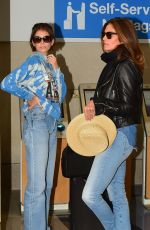 KAIA GERBER and CINDY CRAWFORD at LAX Airport in Los Angeles 12/29/2019
