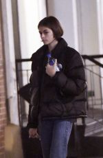 KAIA GERBER Arrives at Her Apartment in New York 12/26/2019
