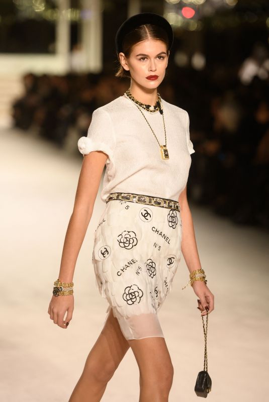 KAIA GERBER at Chanel Metiers D