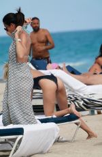 KAITLYN CARTER in Swimsuit at a Beach in Miami 12/10/2019
