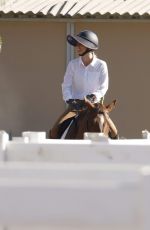 KALEY CUCOCO Horseback Riding at Equestrian Ranch in Los Angeles 12/23/2019