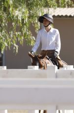 KALEY CUCOCO Horseback Riding at Equestrian Ranch in Los Angeles 12/23/2019