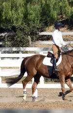 KALEY CUCOCO Horseback Riding at Equestrian Ranch in Los Angeles 12/23/2019