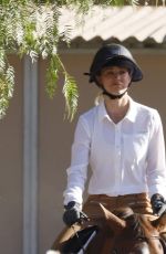 KALEY CUCOCO Horseback Riding at Equestrian Ranch in Los Angeles 12/23/2019