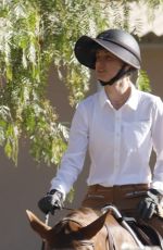 KALEY CUCOCO Horseback Riding at Equestrian Ranch in Los Angeles 12/23/2019