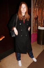 KAREN GILLAN Arrives at Her Hotel in Paris 12/02/2019