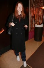 KAREN GILLAN Arrives at Her Hotel in Paris 12/02/2019