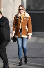 KAREN GILLAN Arrives at Jimmy Kimmel Live in Los Angeles 12/17/2019