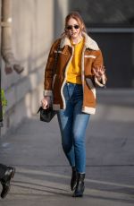 KAREN GILLAN Arrives at Jimmy Kimmel Live in Los Angeles 12/17/2019