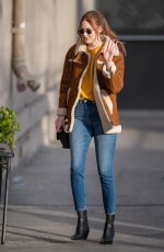 KAREN GILLAN Arrives at Jimmy Kimmel Live in Los Angeles 12/17/2019