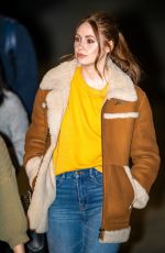 KAREN GILLAN Arrives at Jimmy Kimmel Live in Los Angeles 12/17/2019