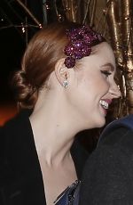 KAREN GILLAN Leaves Her Hotel in Paris 12/03/2019