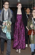KAREN GILLAN Leaves Her Hotel in Paris 12/03/2019