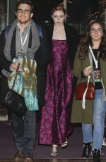 KAREN GILLAN Leaves Her Hotel in Paris 12/03/2019