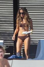 KATE BECKINSALE in Bikini on Vacation in Los Cabos 12/01/2019