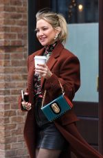 KATE HUDSON Leaves Greenwich Hotel in New York 12/05/2019