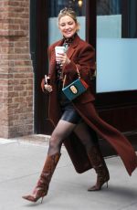 KATE HUDSON Leaves Greenwich Hotel in New York 12/05/2019
