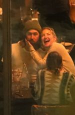 KATE HUDSON Out for Dinner in Aspen 12/26/2019