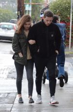 KATE MARA and Jamie Bell Out in Los Angeles 12/07/2019